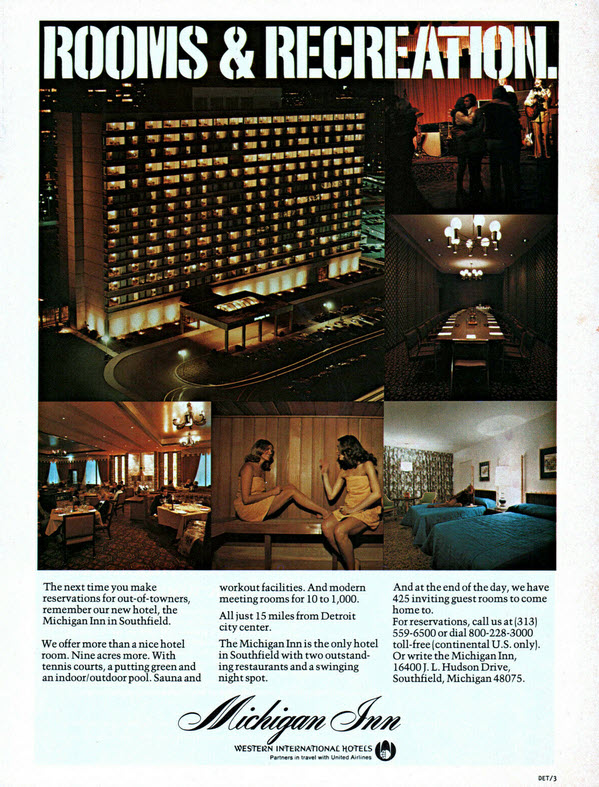 Michigan Inn - Old Ad